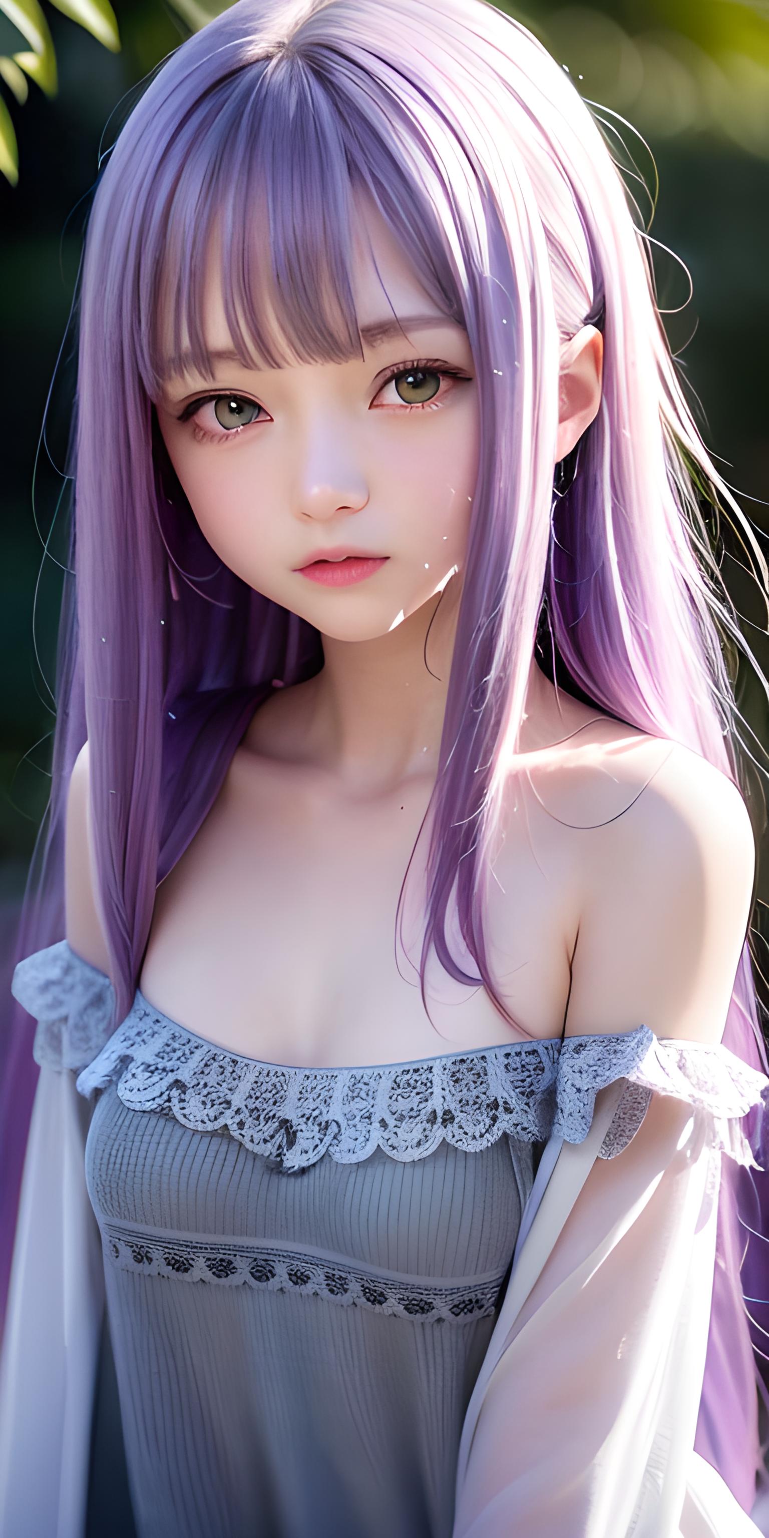 紫发萝莉