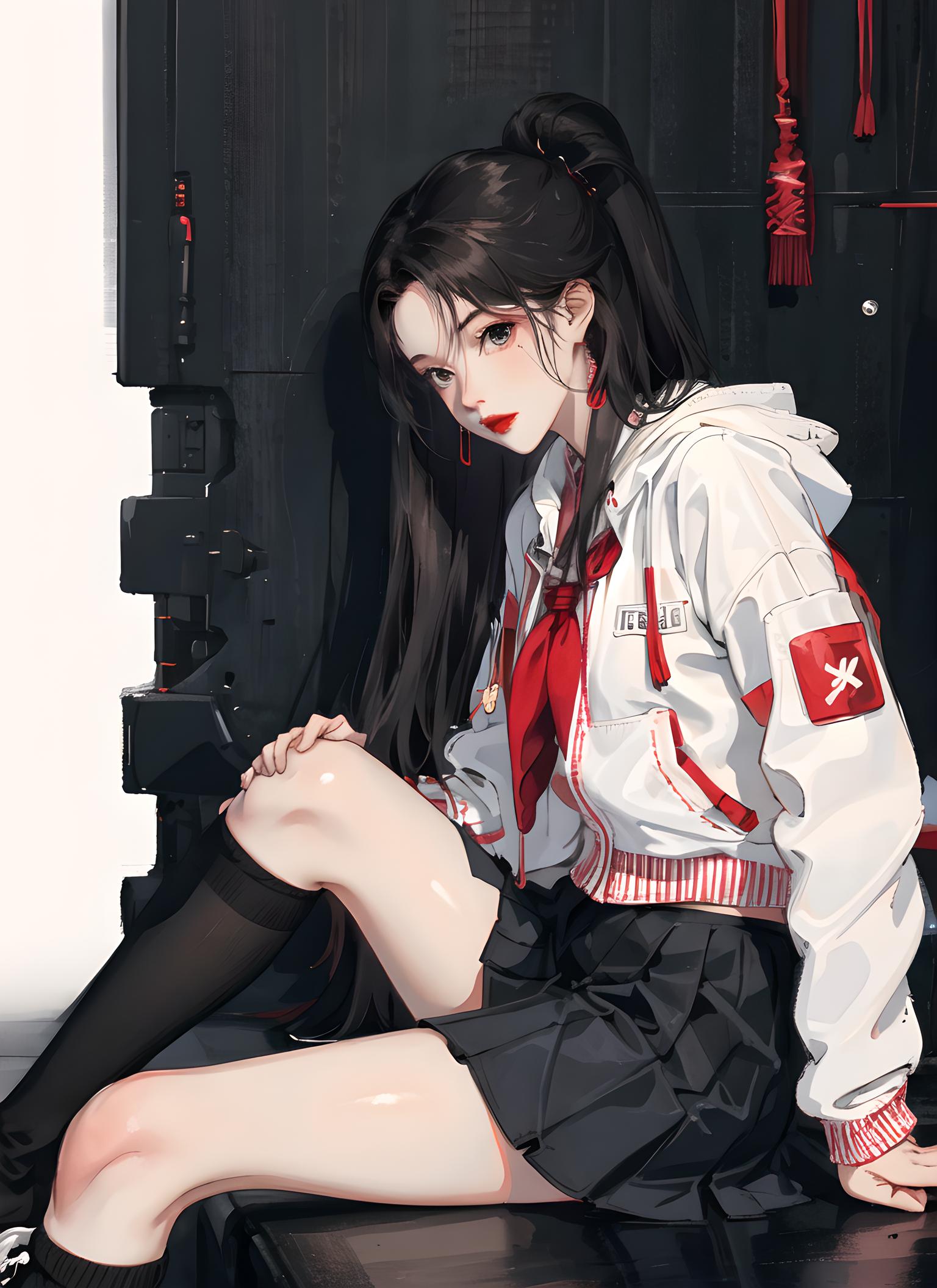 校服少女