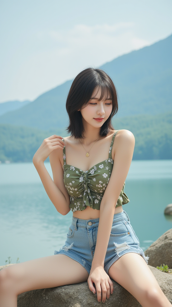 短发女孩