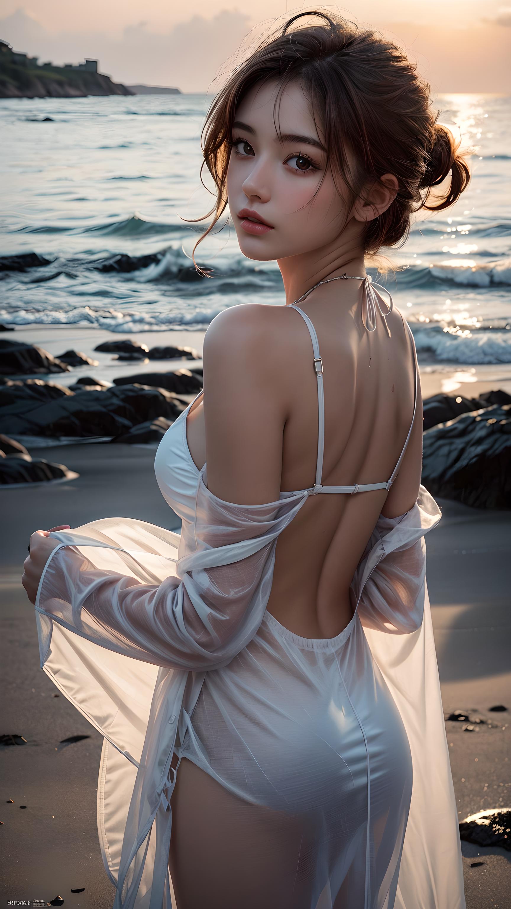 海滩美女