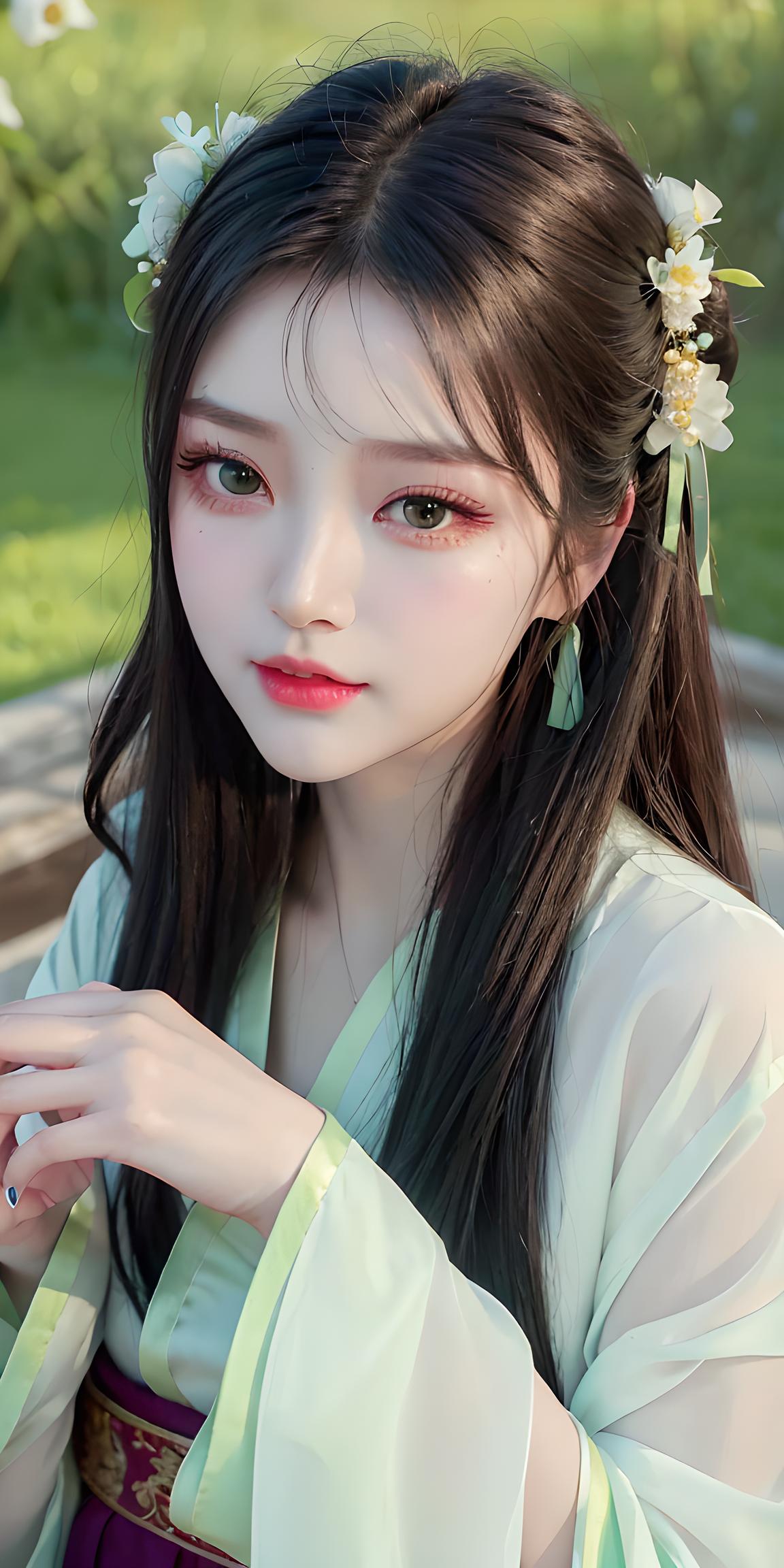 古风汉服美女，主页更多风格