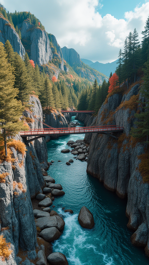 峡谷美景