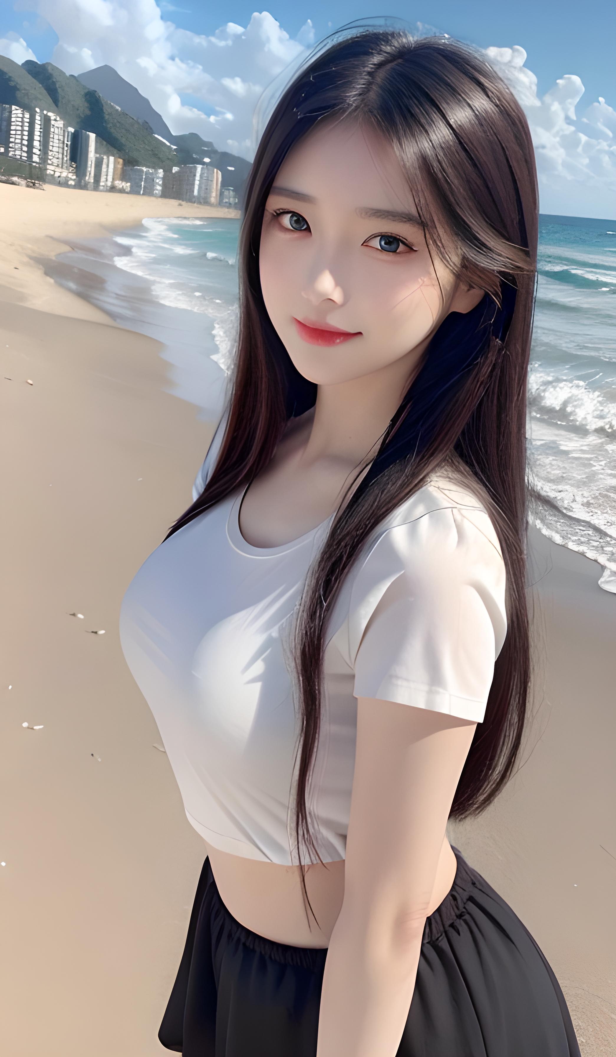 海滩美女