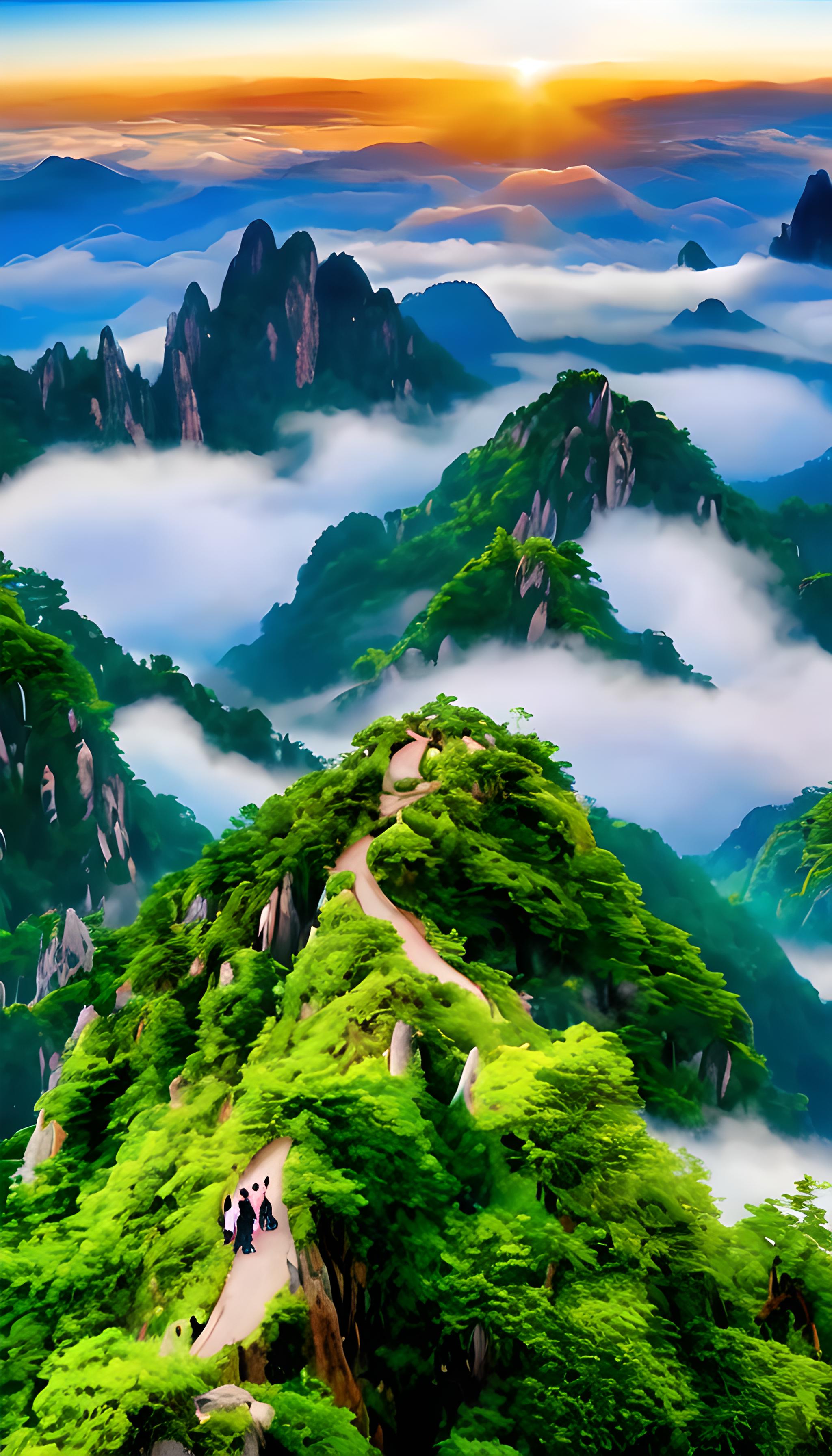 黄山美景