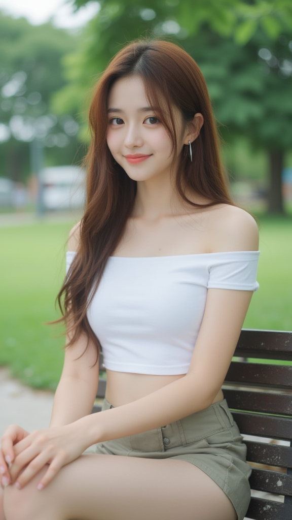 露肩女孩