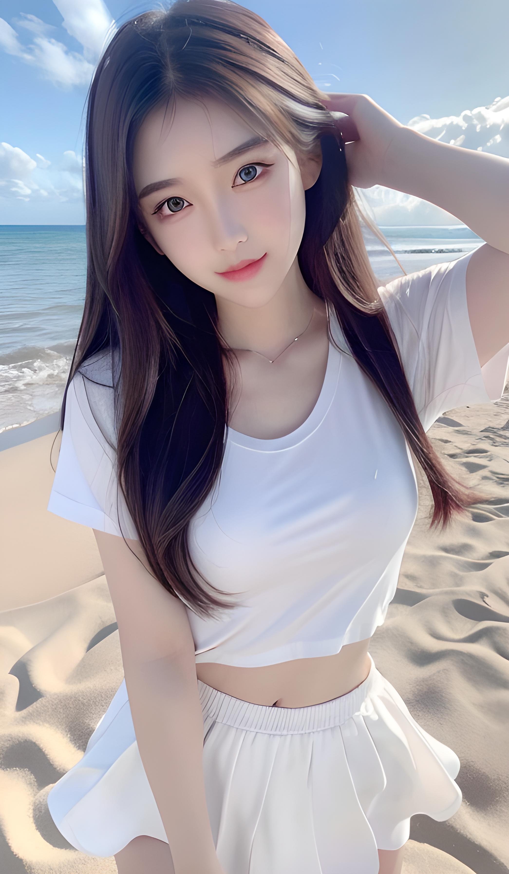 海滩美女