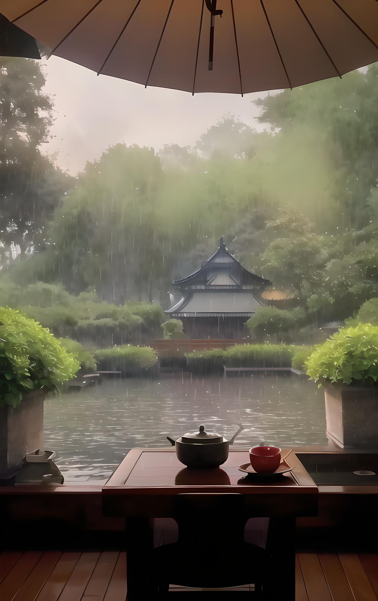 下雨