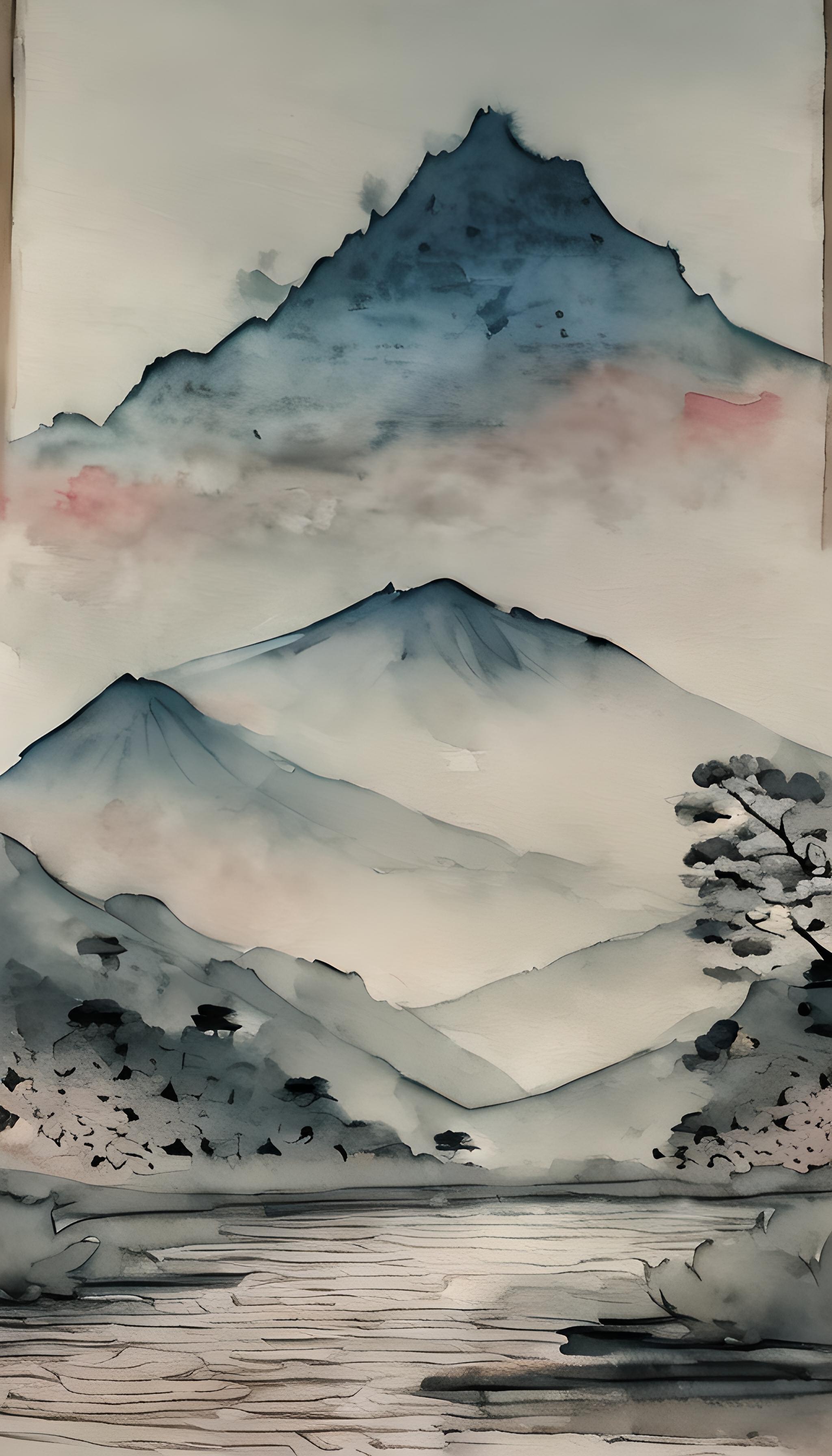 水墨画