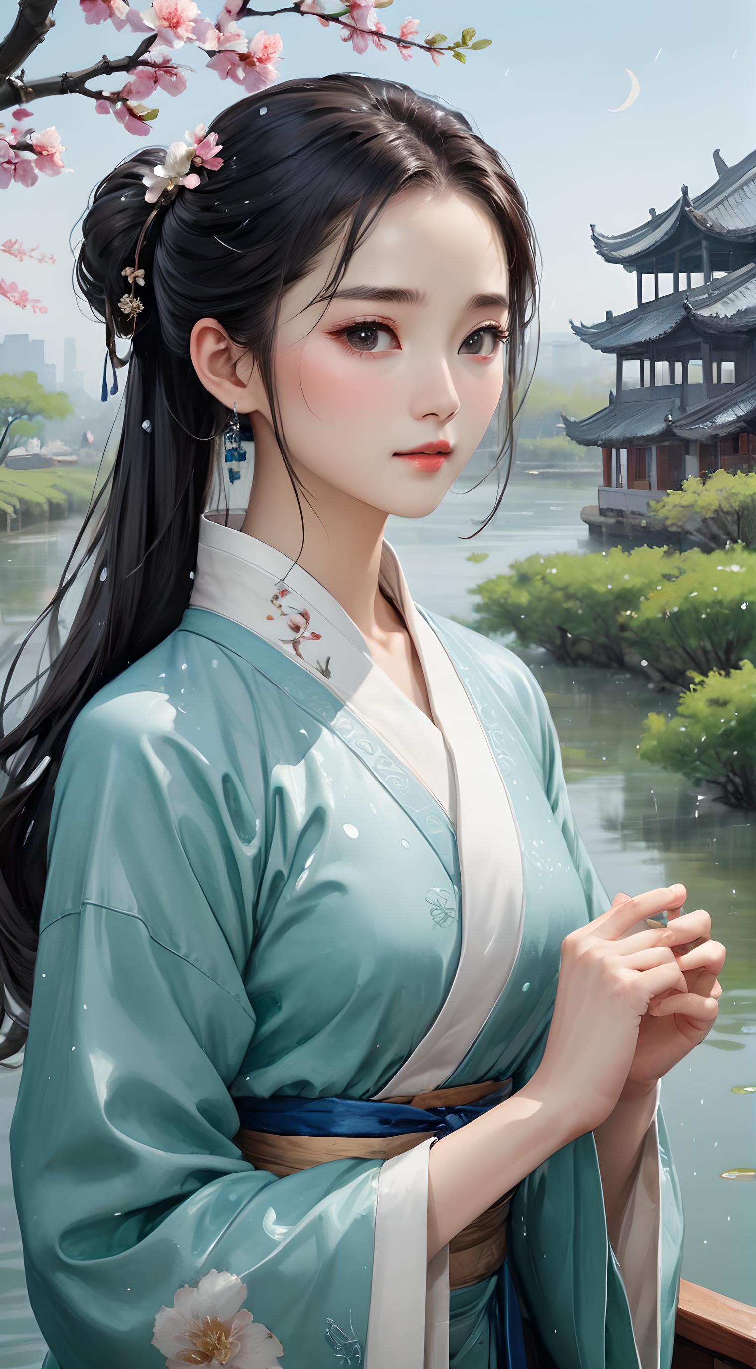 垆边人似月
