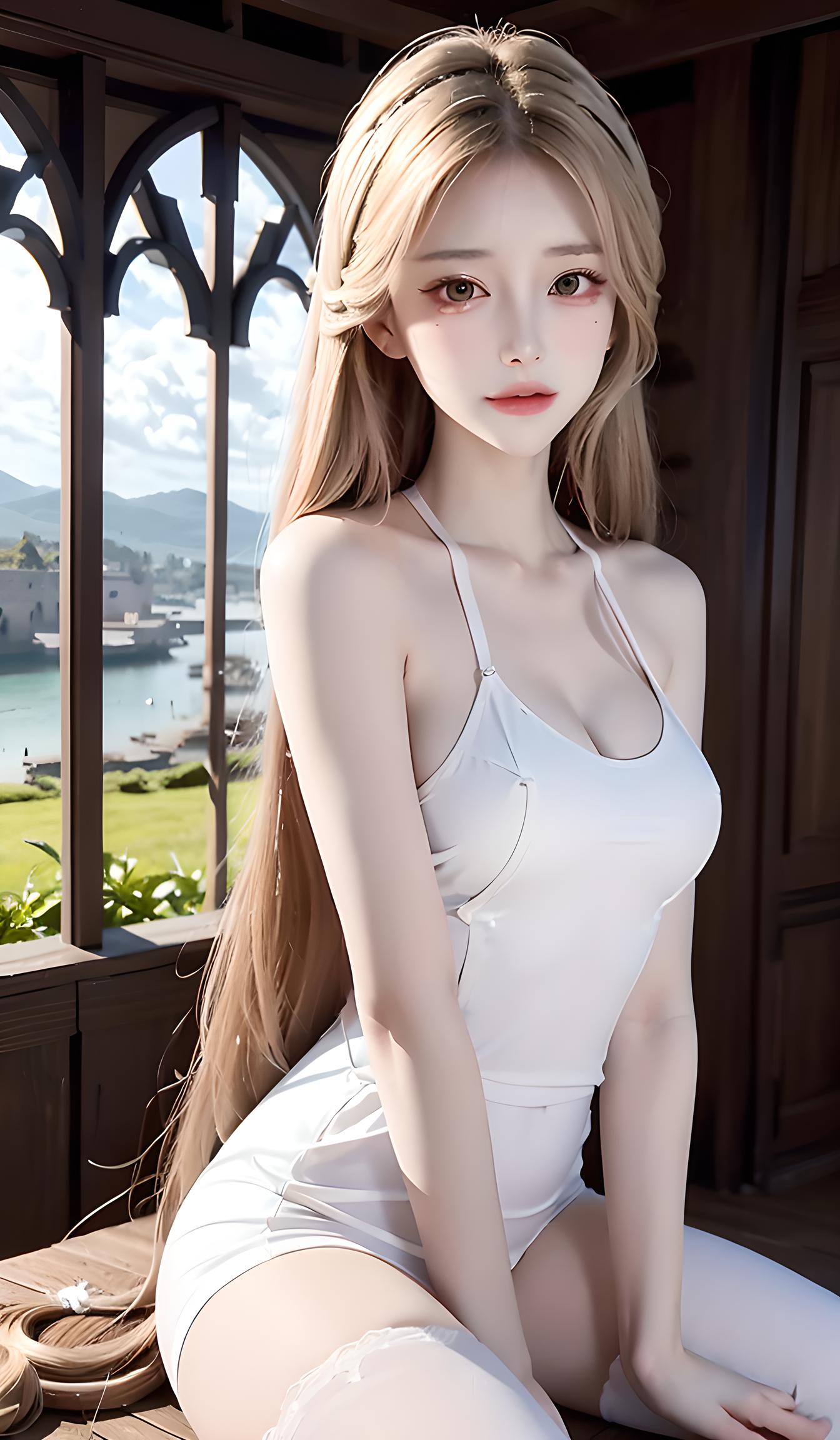 白丝少女