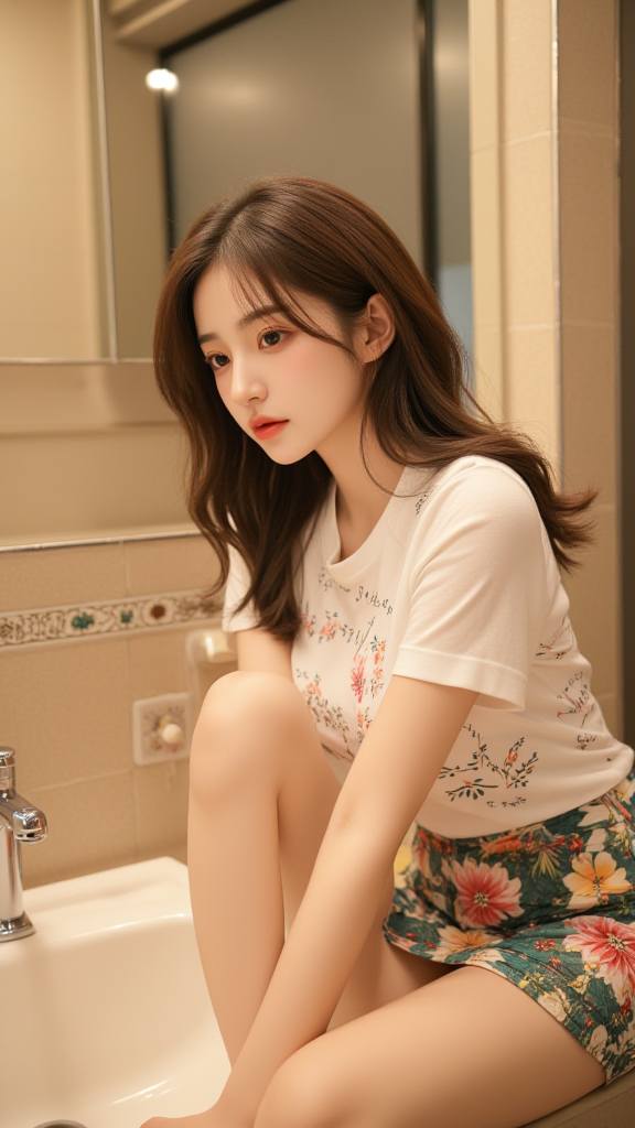 花裙子女孩
