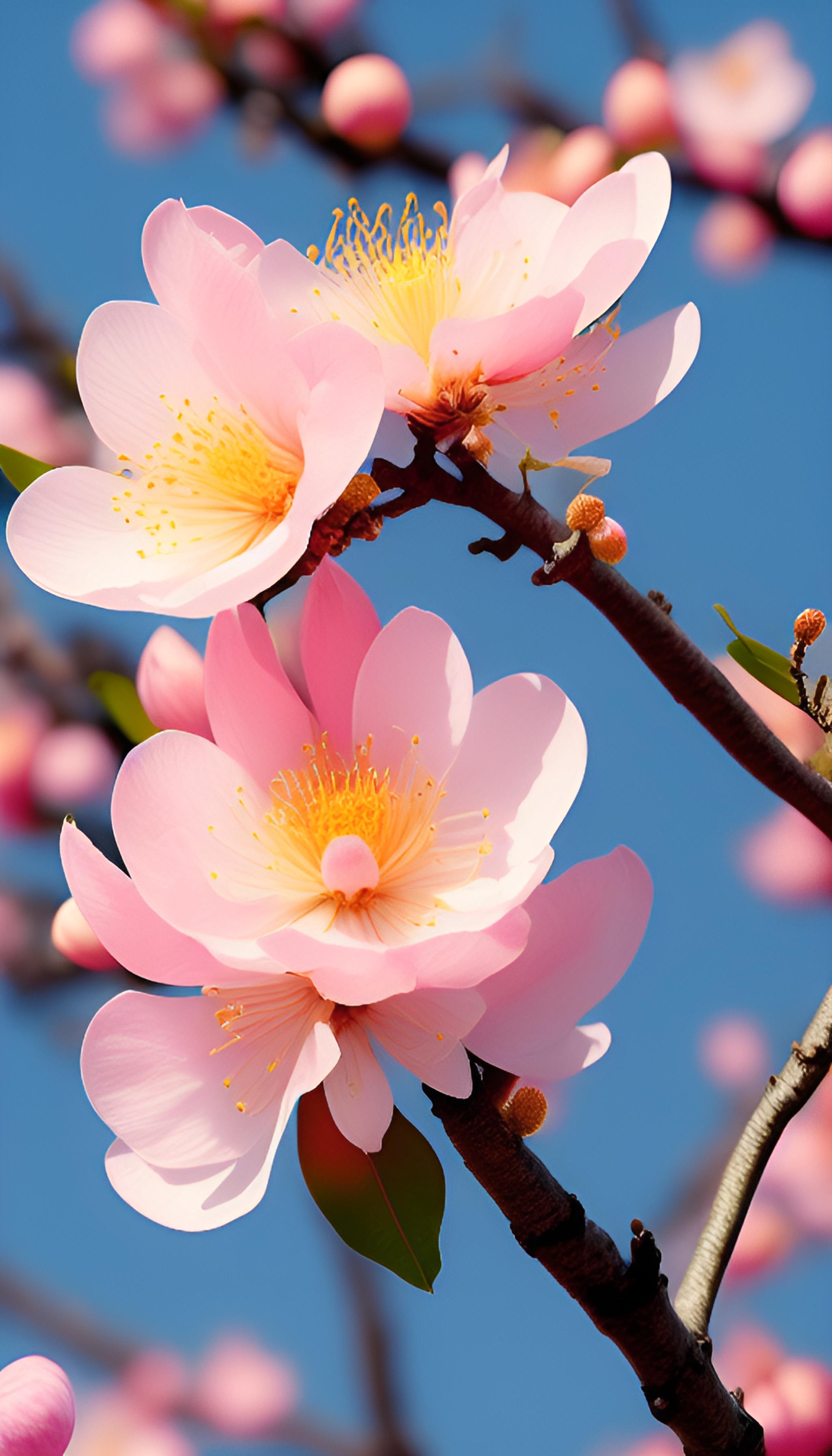 桃花开，春日来