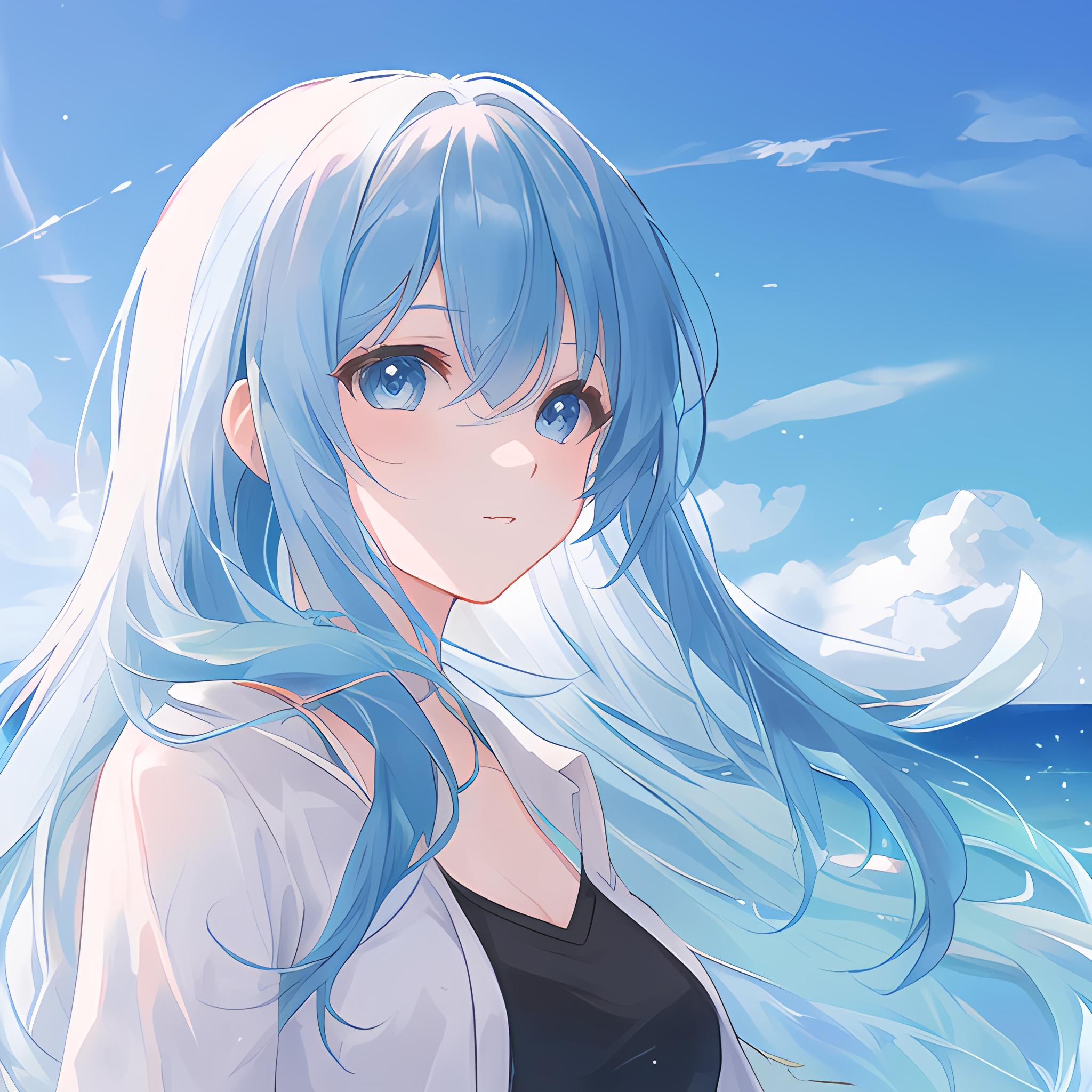 海边的少女