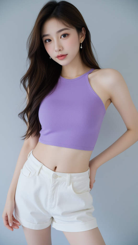 小肚腩女孩