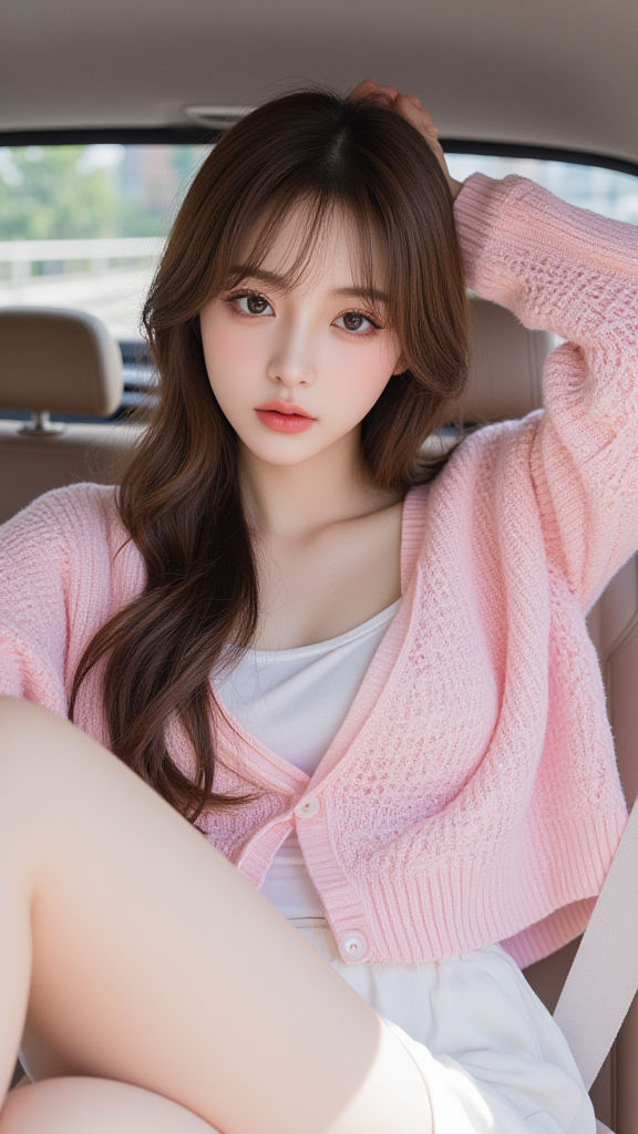 汽车里的女孩