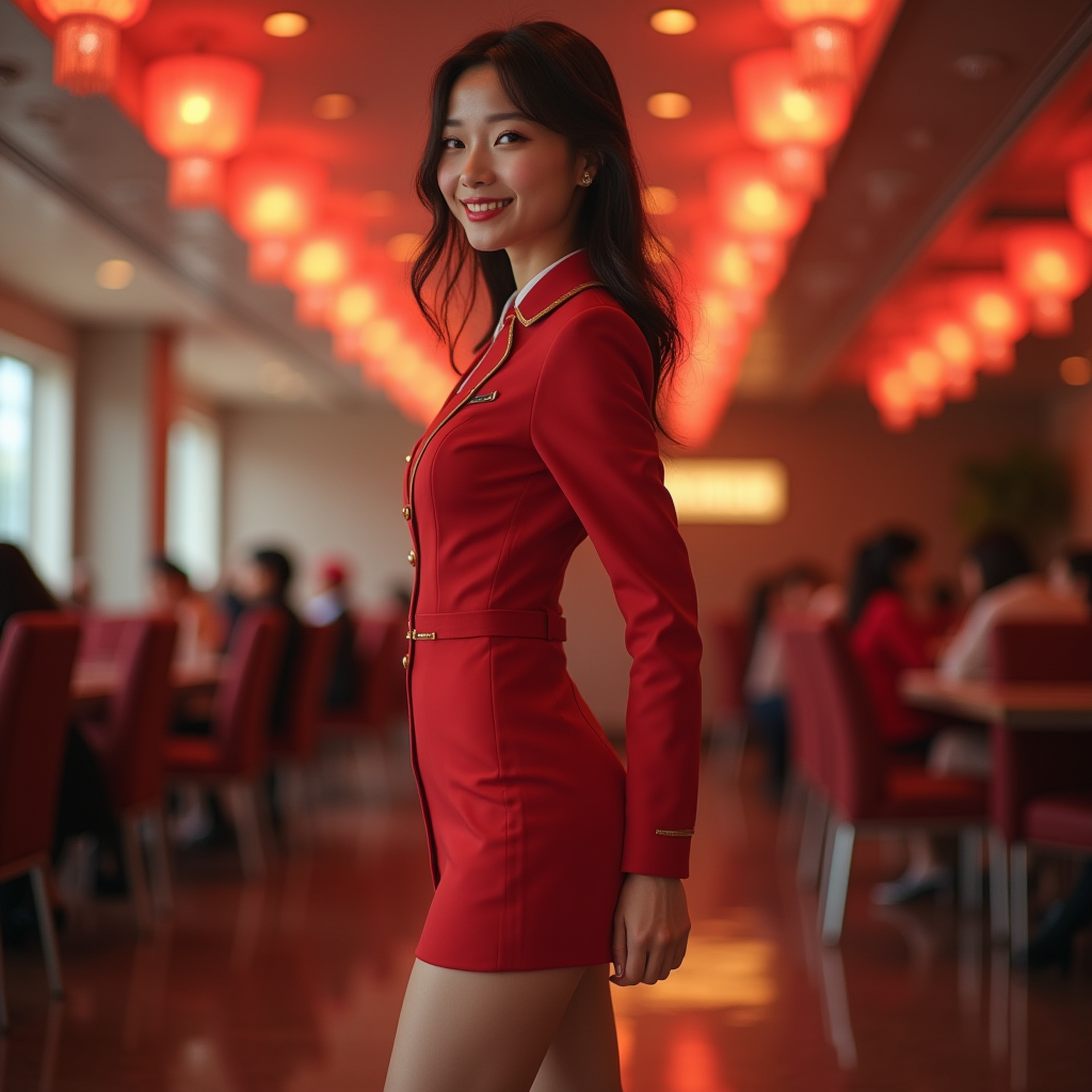 美女服务员3