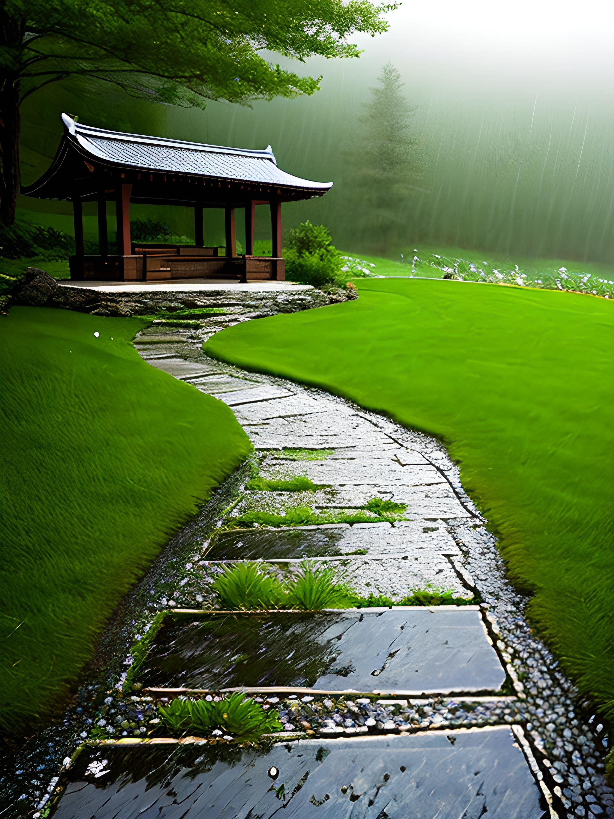 雨水朦朦