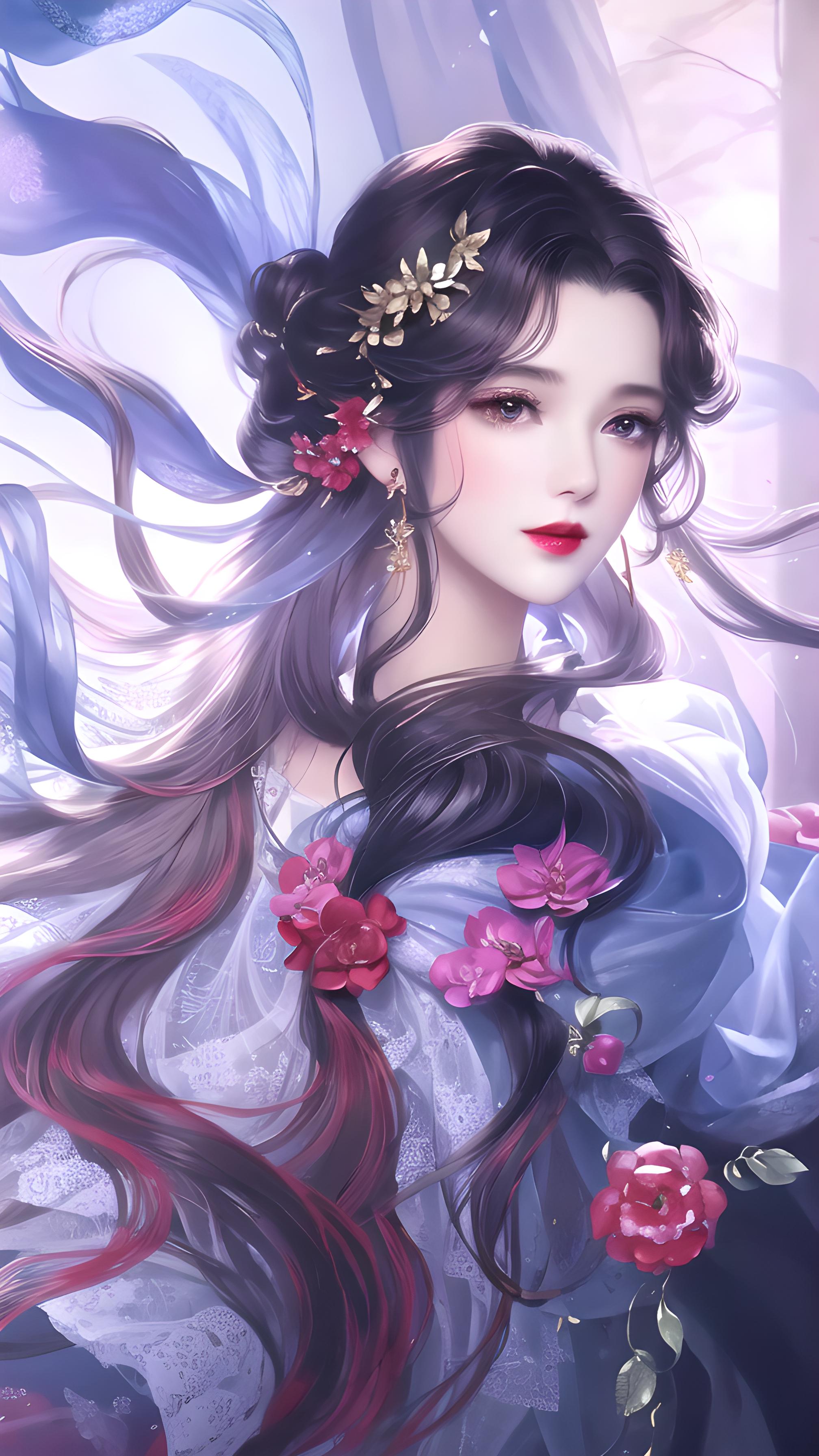 花与少女