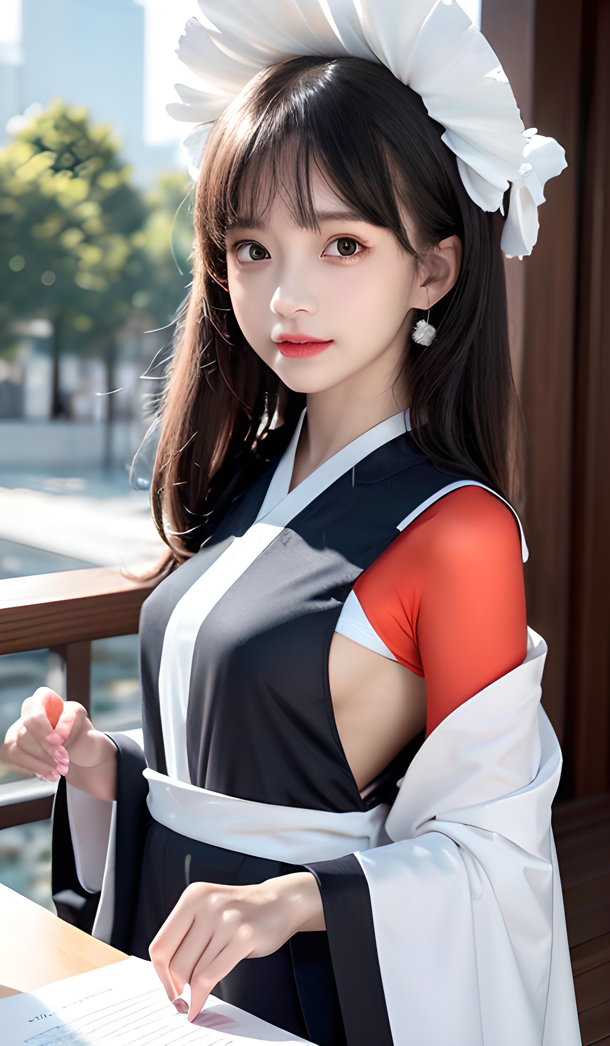 黑发少女