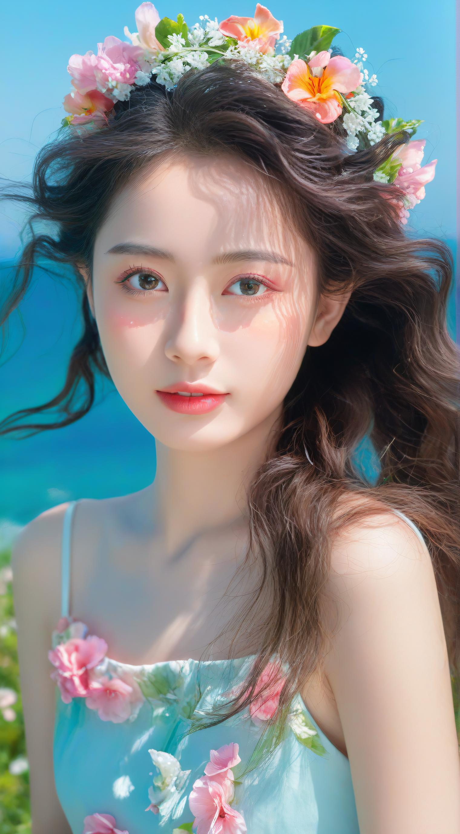 海边美女