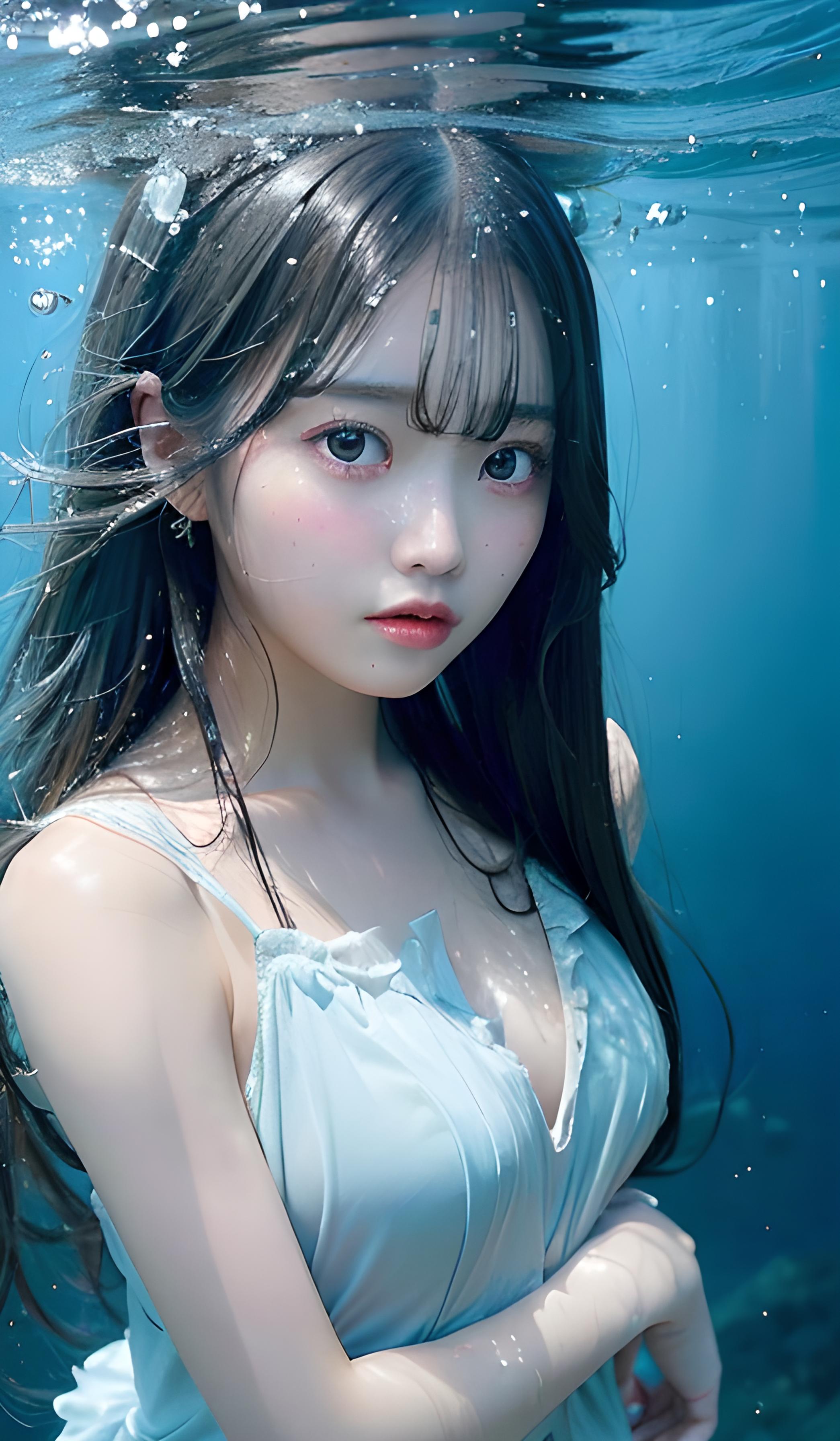 水中少女