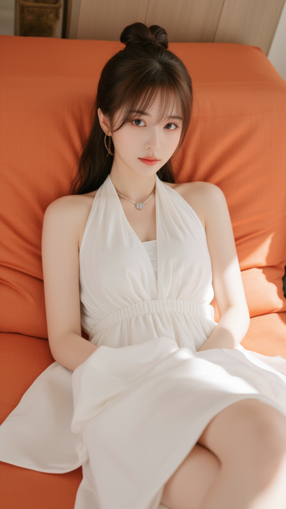 丸子头女孩