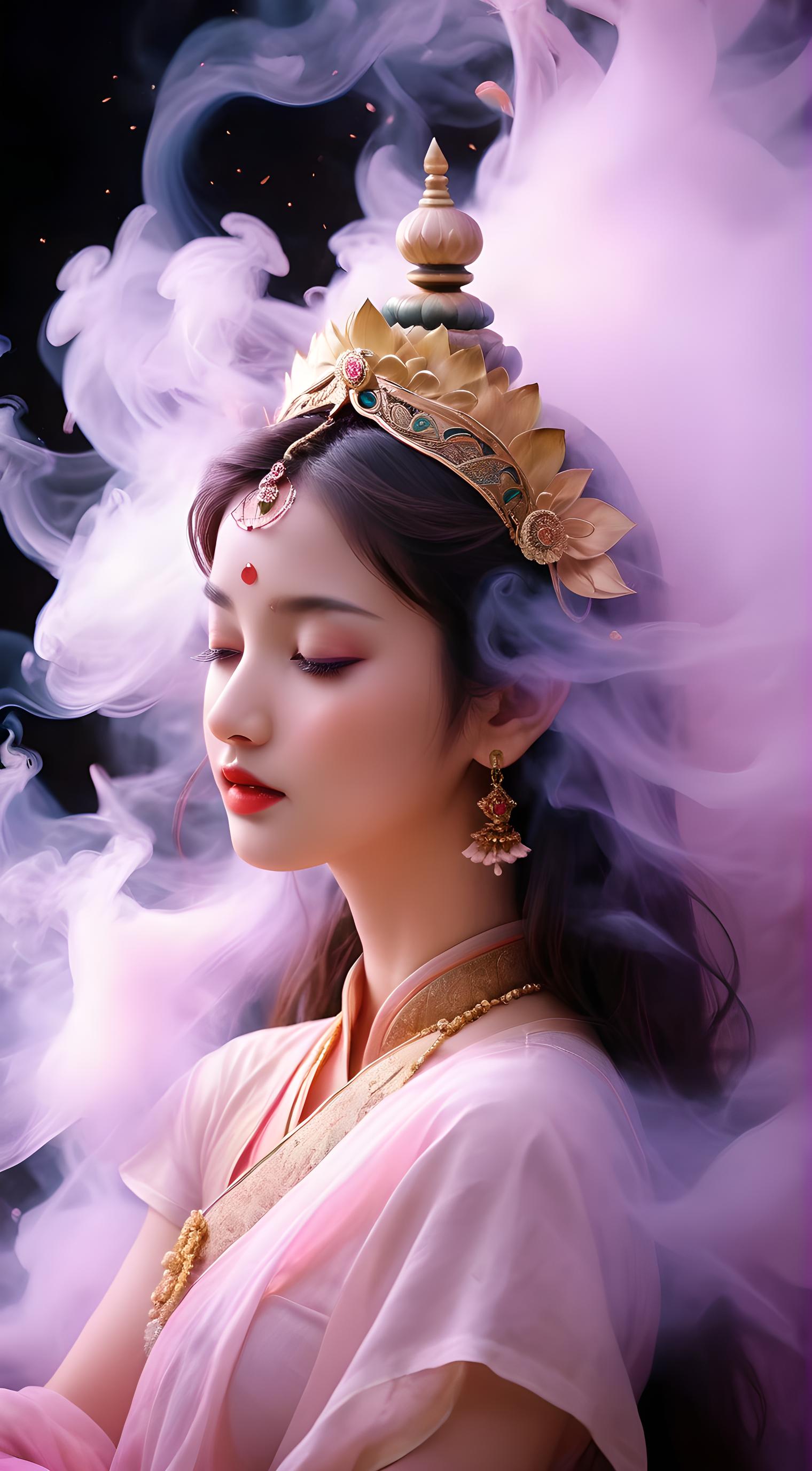 彩烟特效