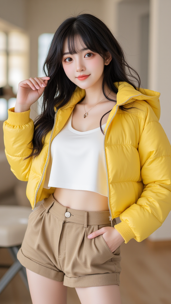 少女摆拍