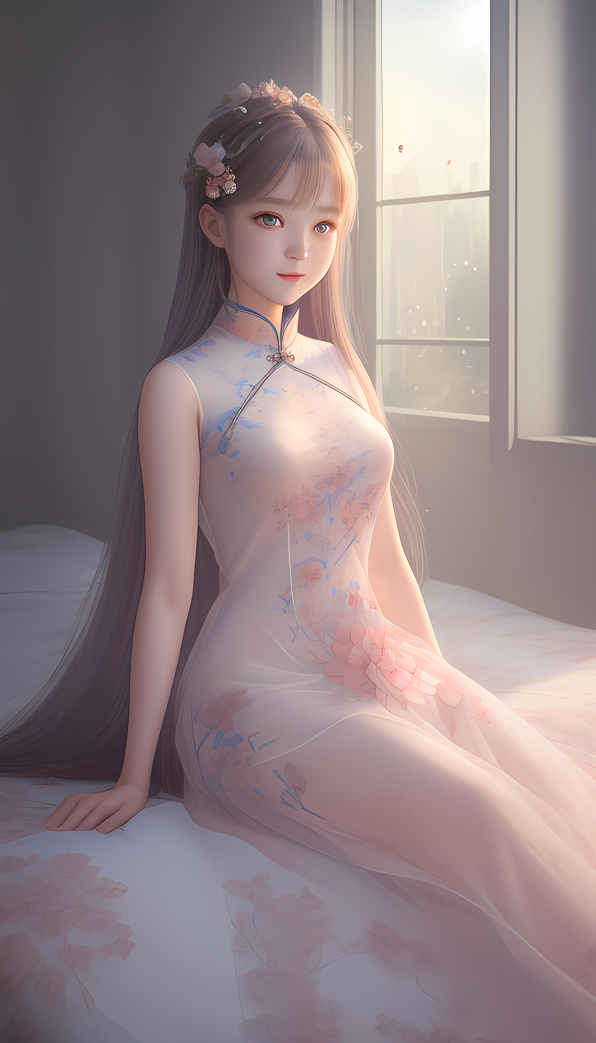 旗袍少女