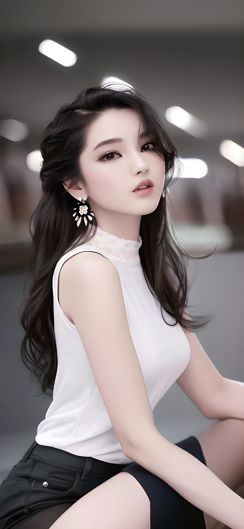 黑丝美女