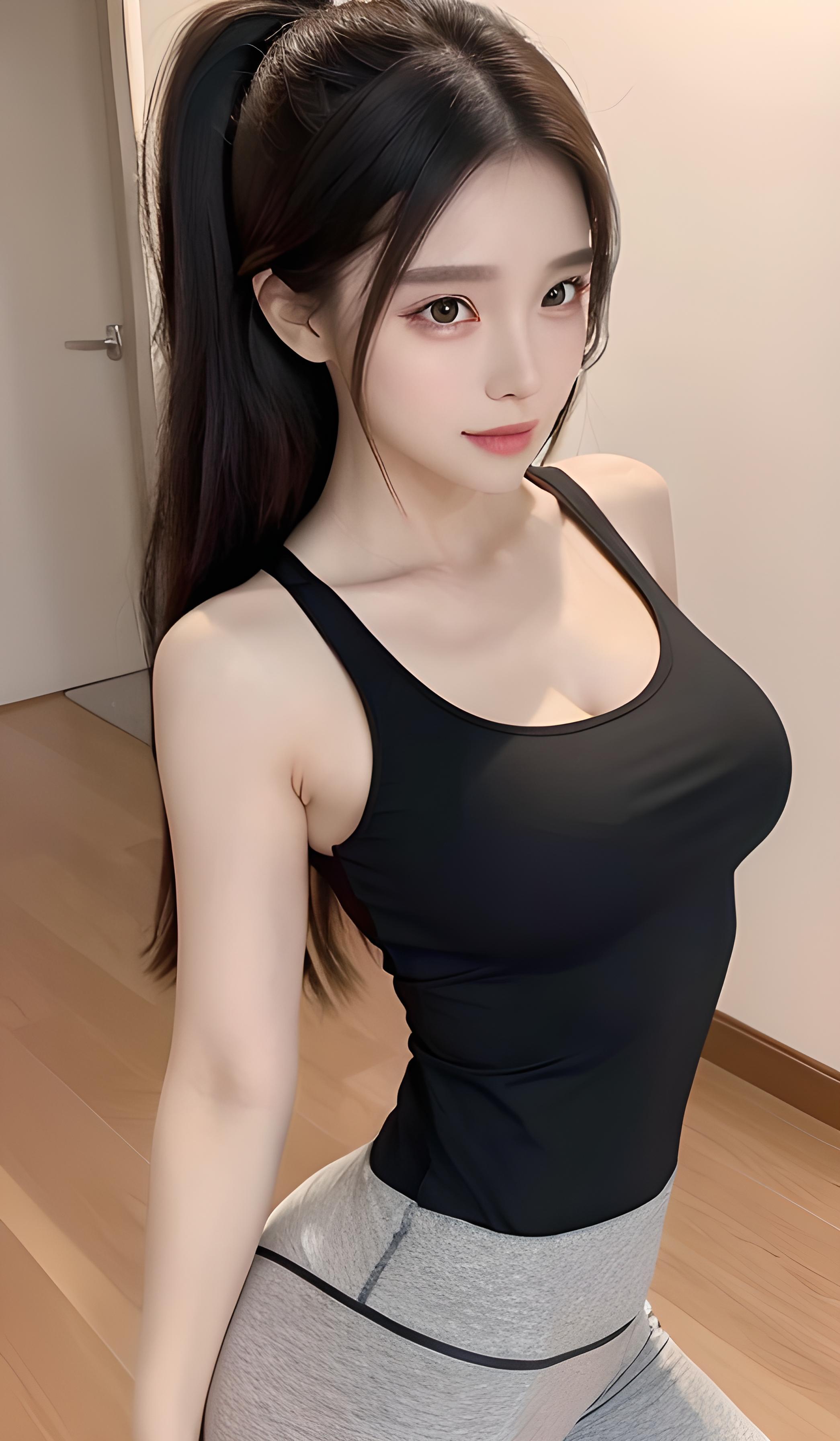 瑜伽美女