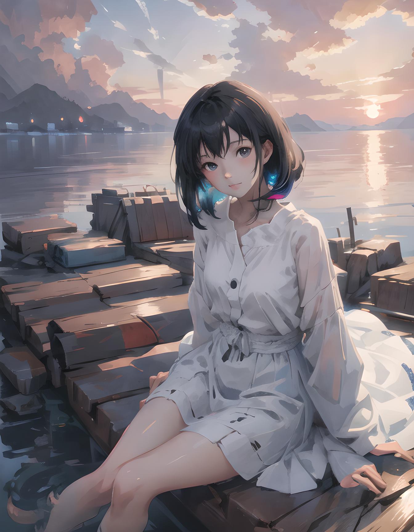 海边少女