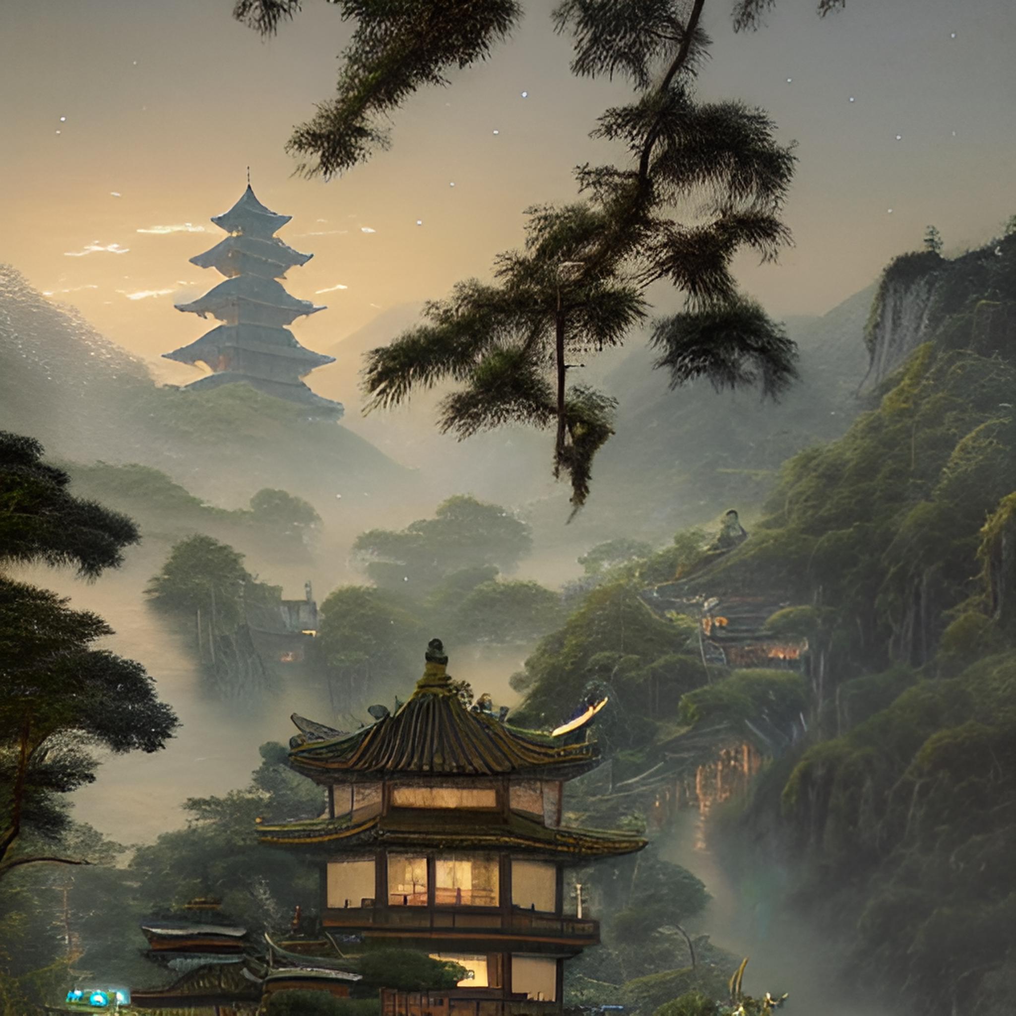 仙山一隅