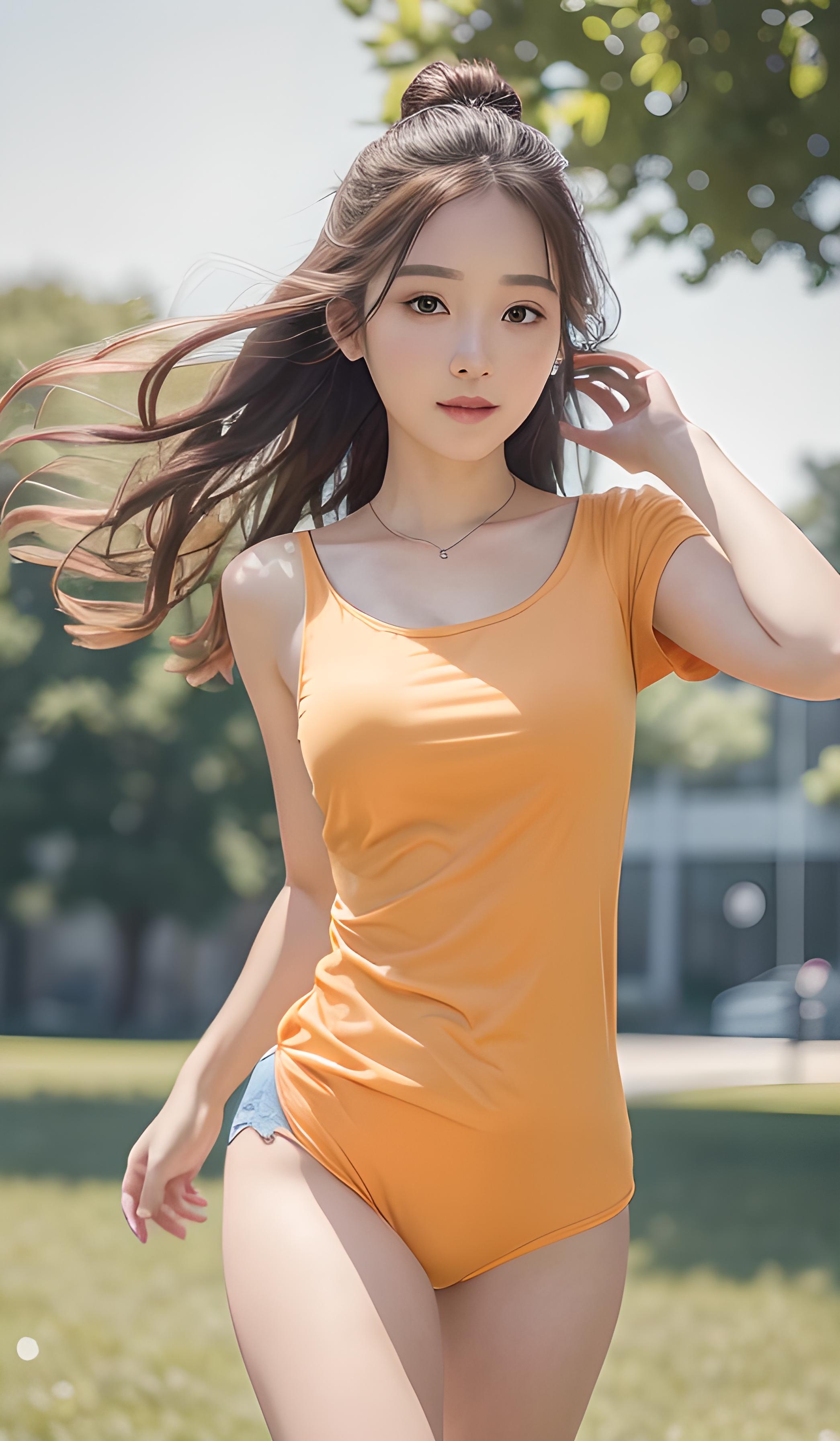 阳光美女