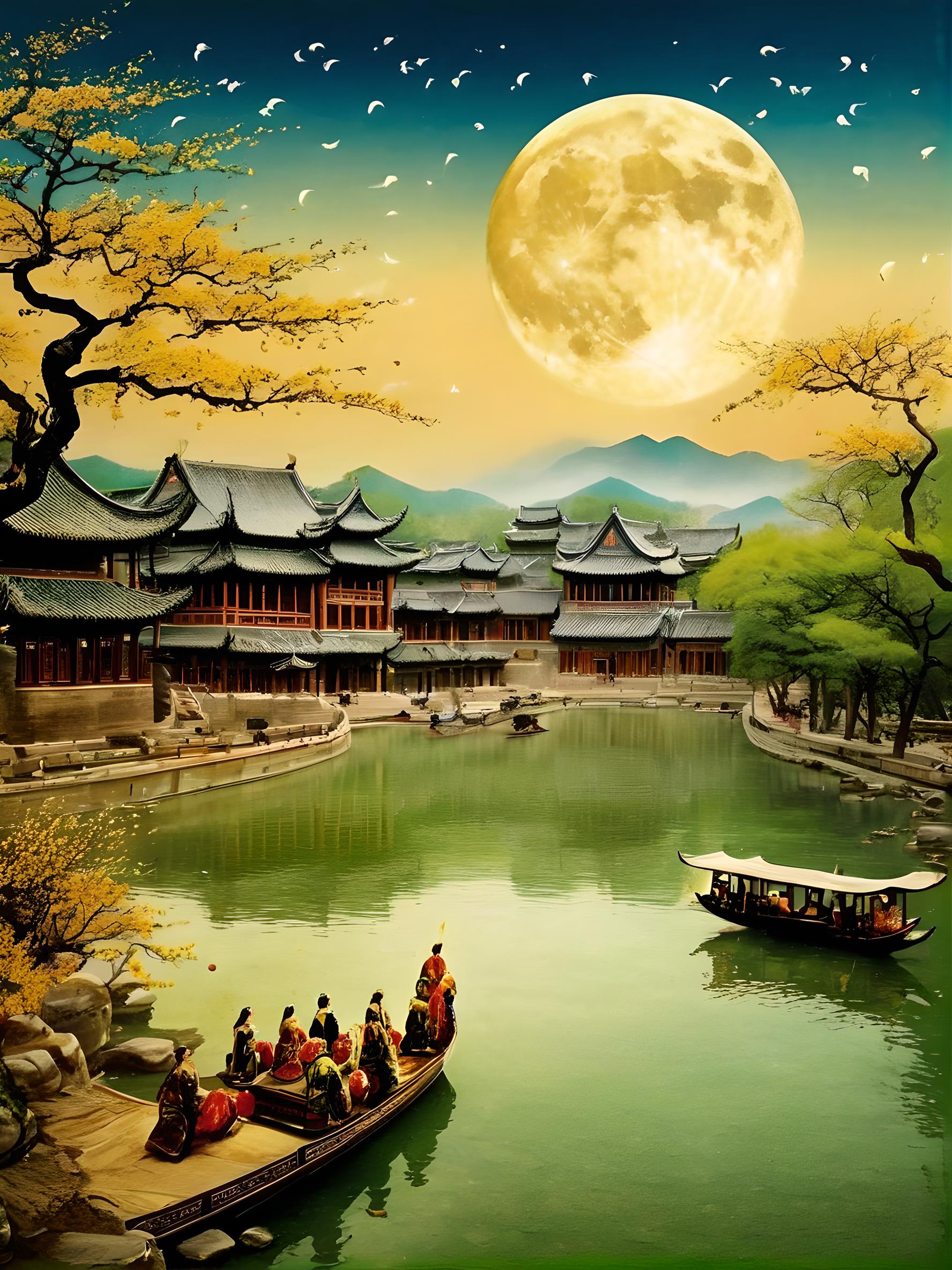 盛唐幻夜图