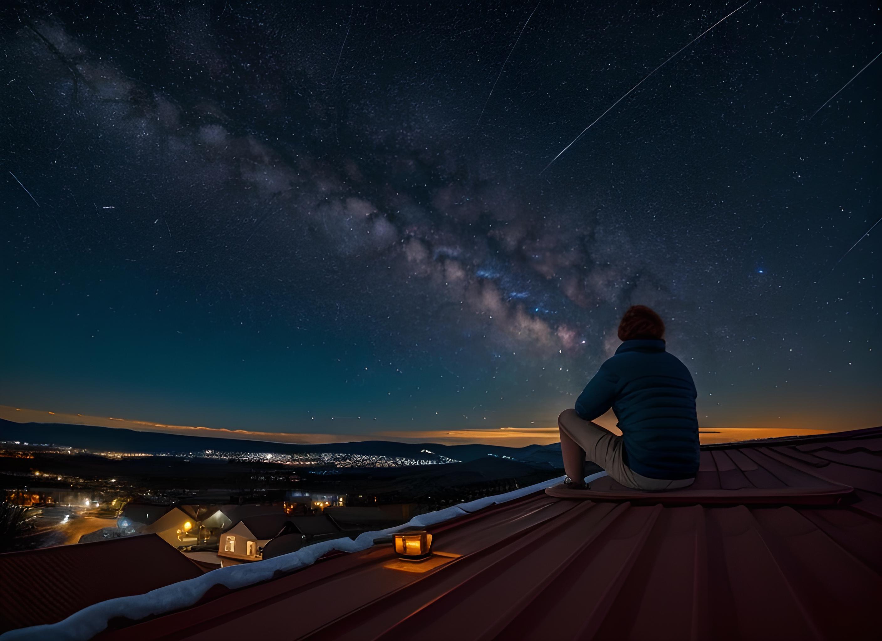 遥望星空