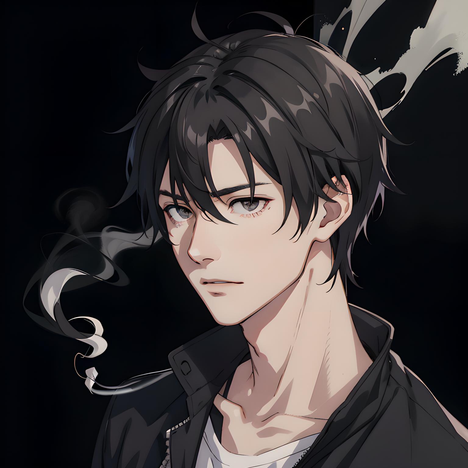 烟雾中的少年