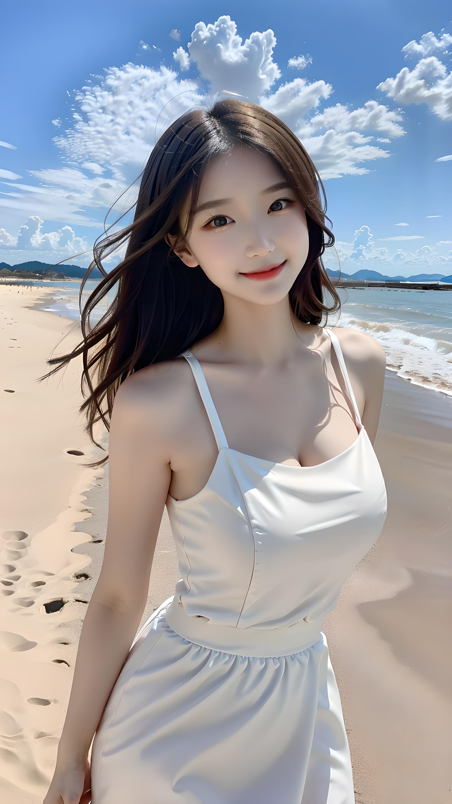 海边女孩儿