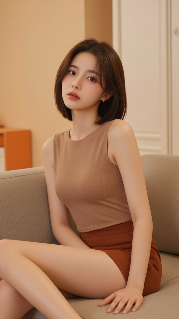 短发女孩