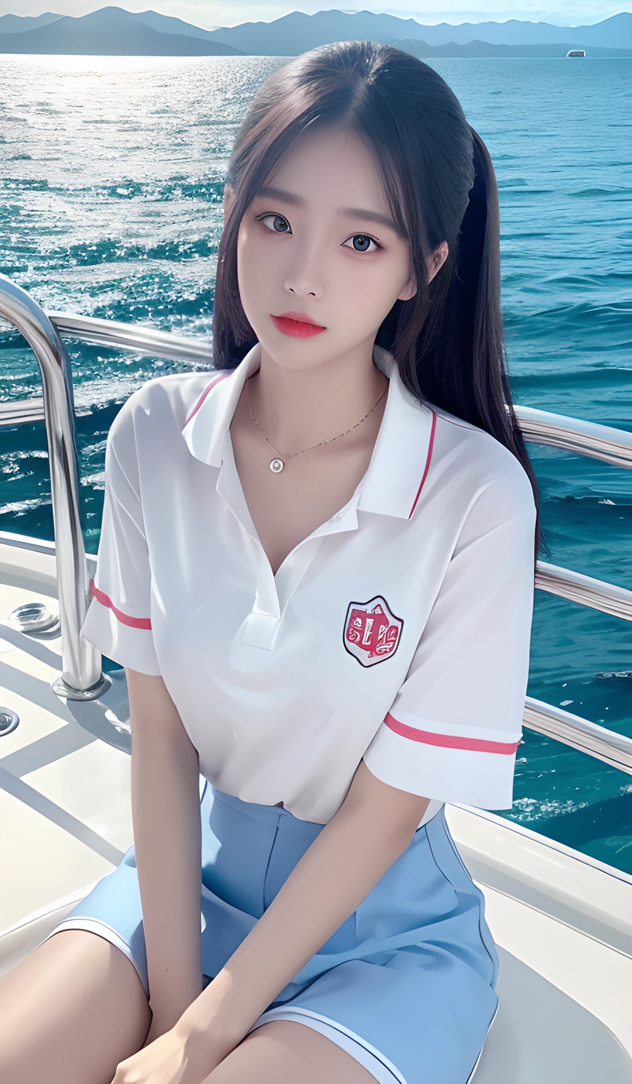 海上美女