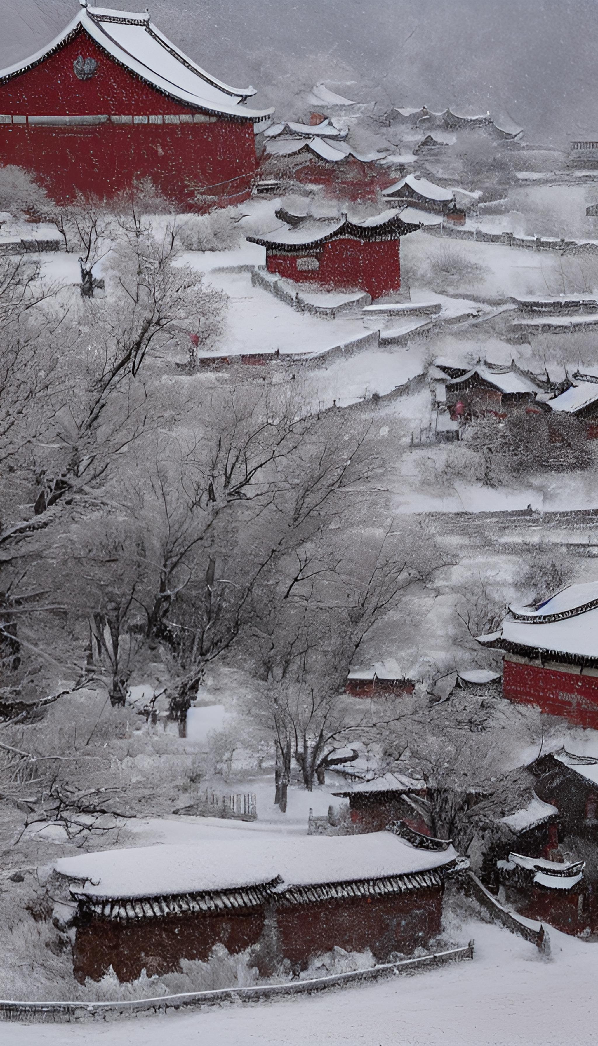 梦幻雪景