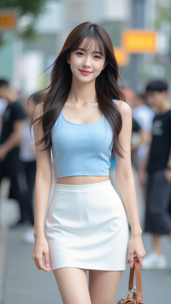 街拍美女