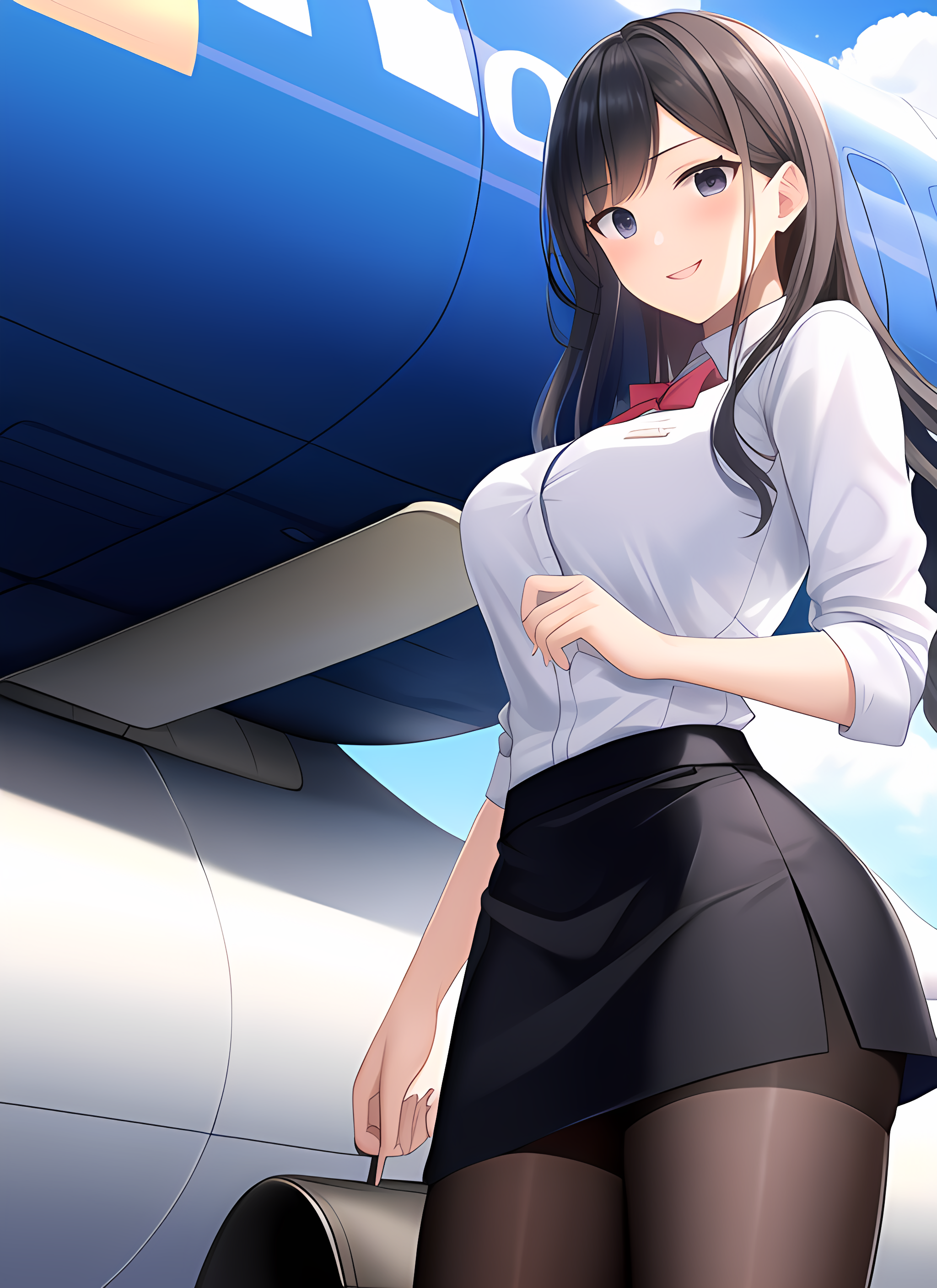 二次元美少女空乘