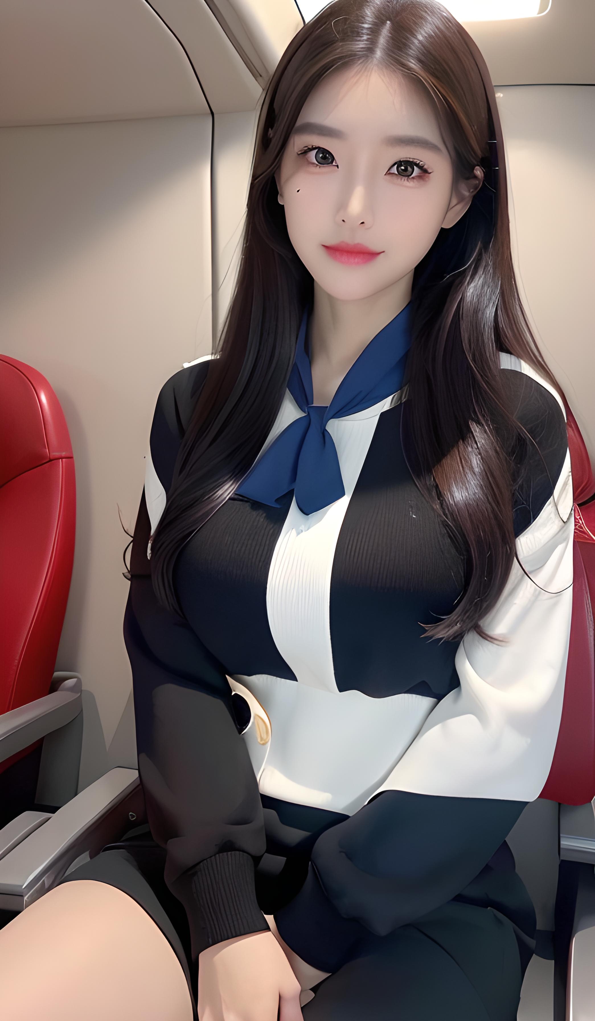 甜美空姐