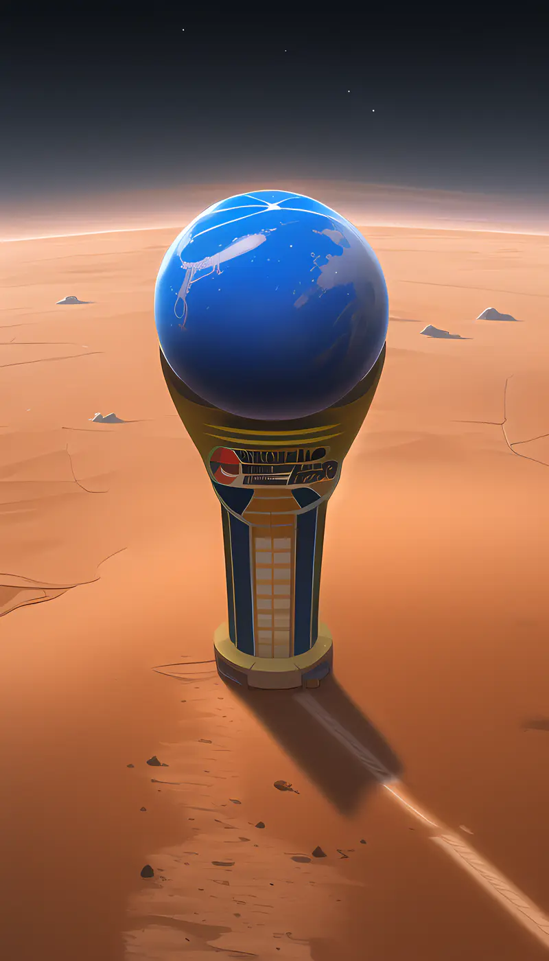 世界杯2040在火星奥林帕斯举办的海报