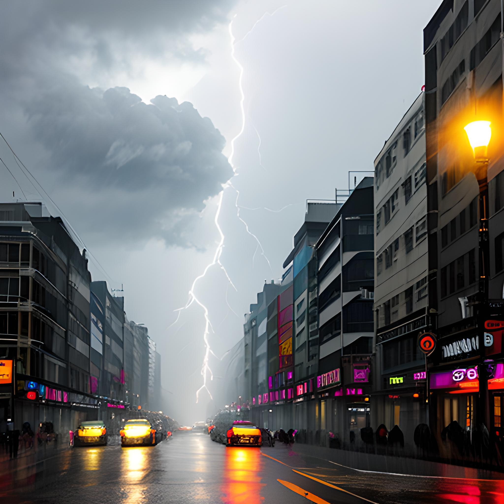 一一快要下大雨了