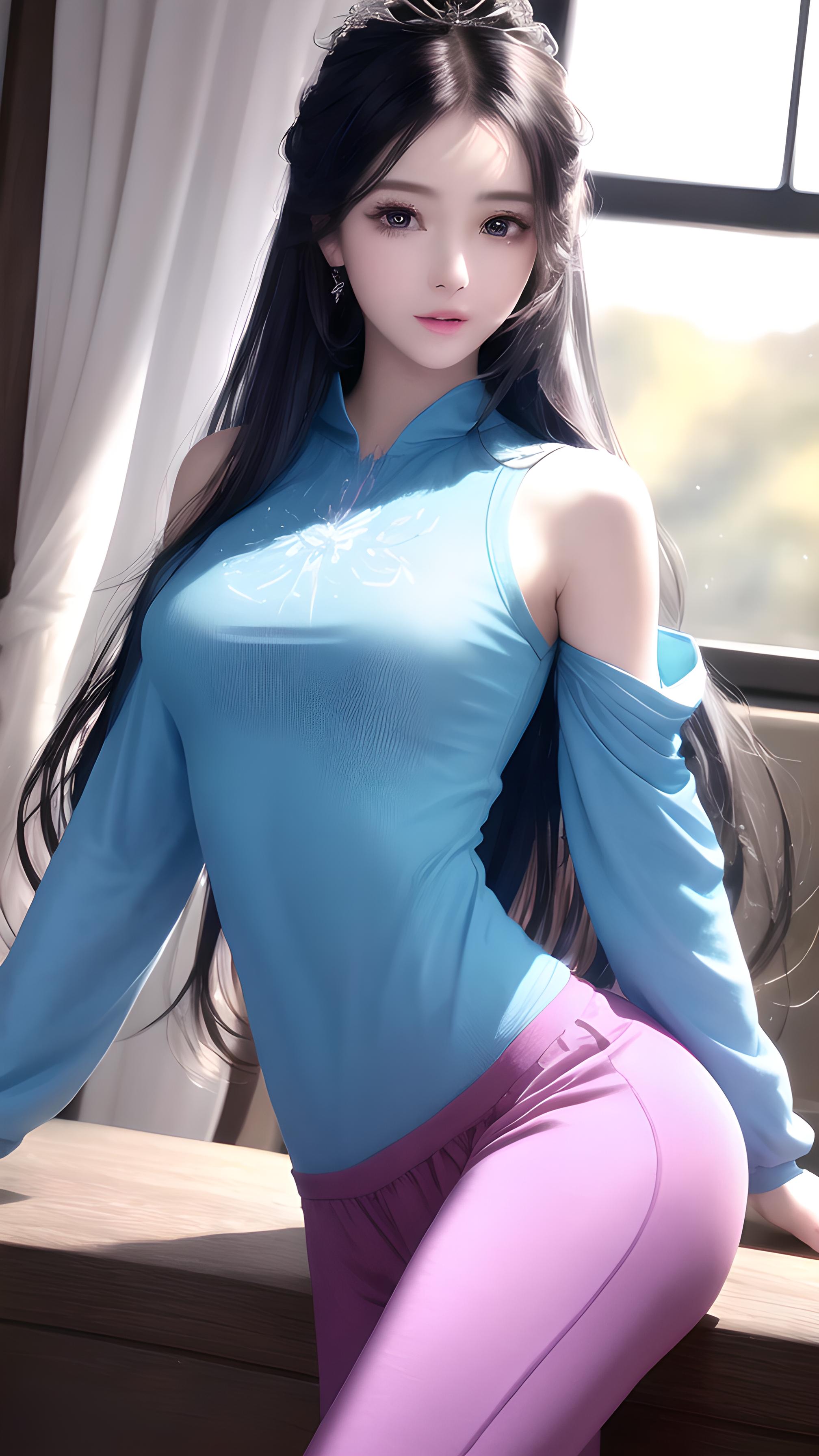 瑜伽美女