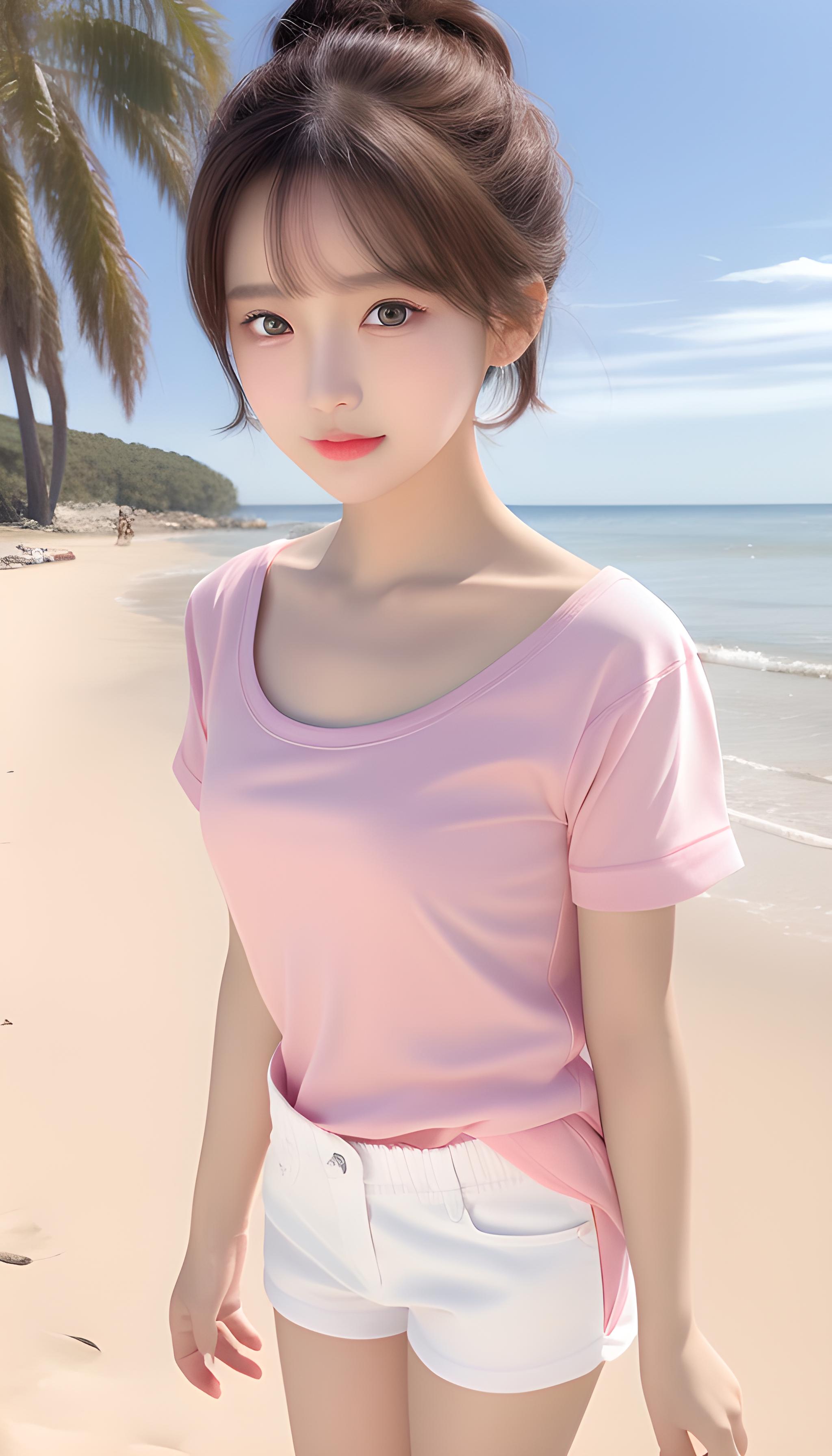 海边少女