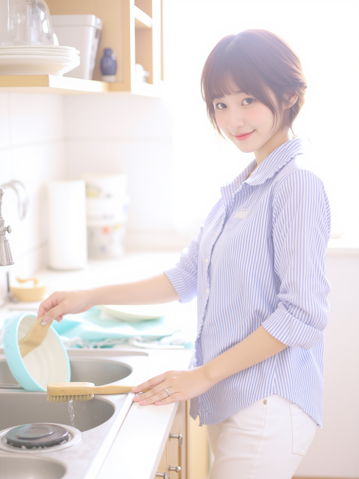 做饭的元气少女