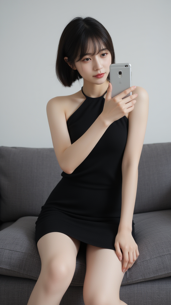 短发女孩